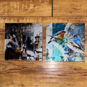 Famous Set of 2 Wall Art Set by Fine Artist Dewey James